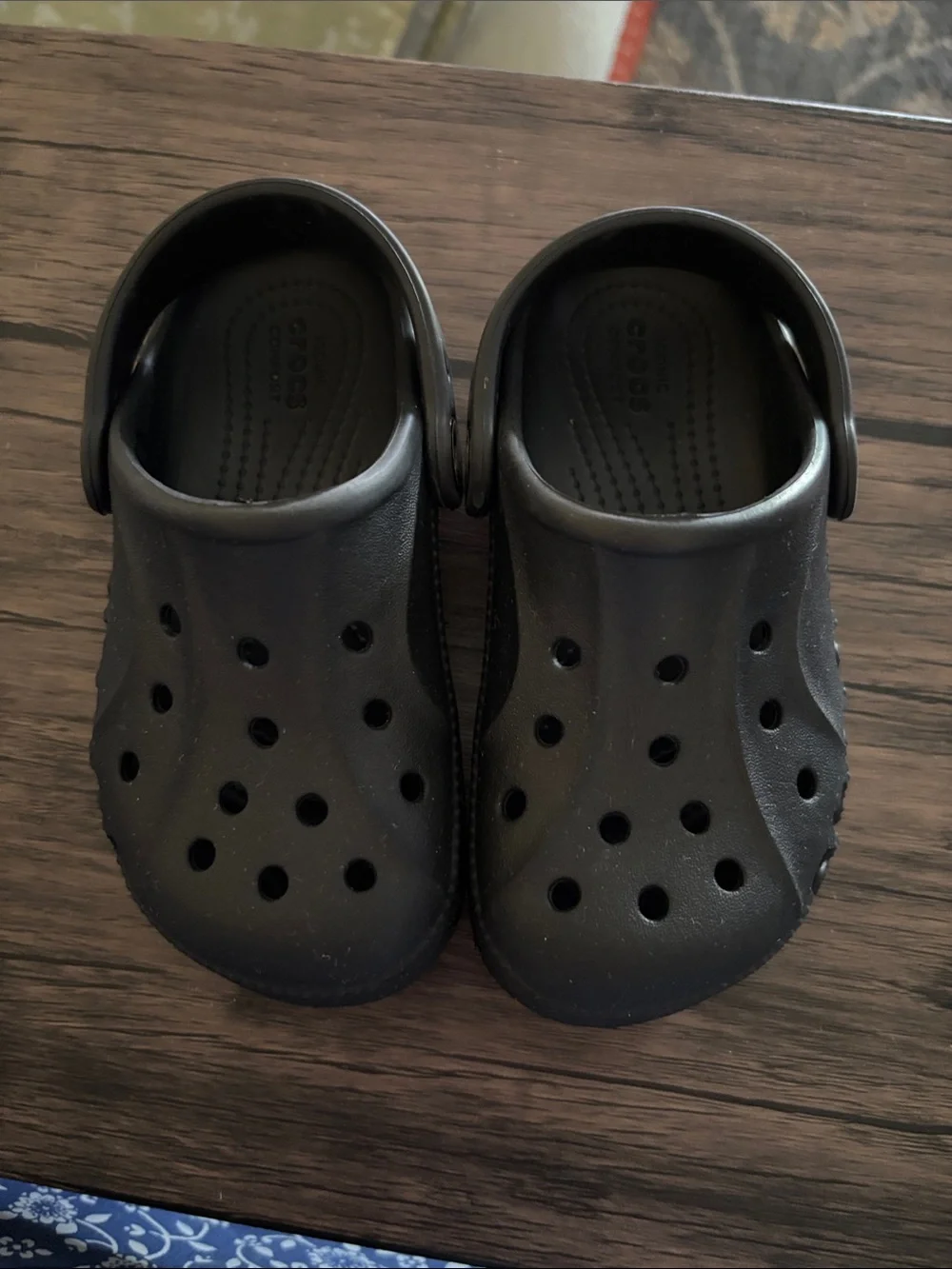 CROCS Kids Black Classic Clog Sandals